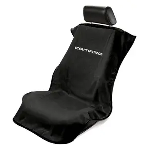 212 MAIN Fiber-Reactive Slip-On Car Seat Protect Cover, 1-Size-Fits-All, Seat Protector for New Camaro, Black (Model SA100NCAMB), One-Size-Fits-All
