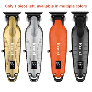 Kemei Km-2293 Metal Body Digital Electric Hair Clipper, Cordless Clipper, Lithium Ion Battery, Usb Rechargeable Clipper, Four Colors Available, New Condition, Friday Sale