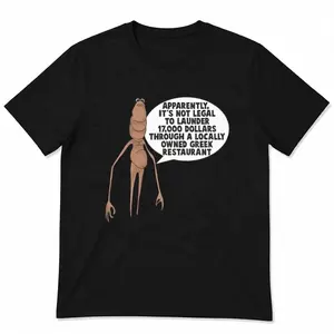 Marcus The Worm Locally Owned Greek Restaurant T-shirt-Sweatshirt ,Funny Meme, Tiktok Viral, VR Unisex shirt.Full size full color,Unisex for men and women.