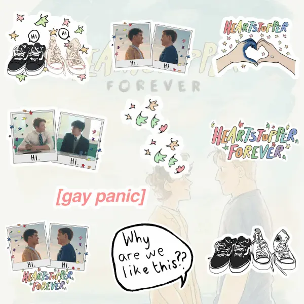 [DIE-CUT STICKER] Heartstopper Sticker, Why Are We Like This, Gift For Fan