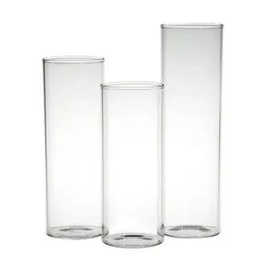 Glass Cylinder Vase Set - 3 Pc.