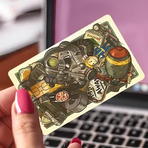 Fallout Design Bank Card Credit Card Debit Card Transportation Card Room Key Card Skin Sticker Art Stickers