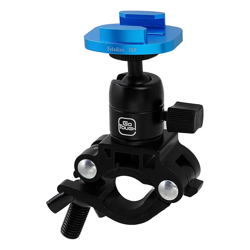 Fotodiox Pro GoTough Talon Handlebar / Seatpost QR Mount - Aluminum Bicycle Pipe Clamp Mount for GoPro HERO Mounting Buckle System
