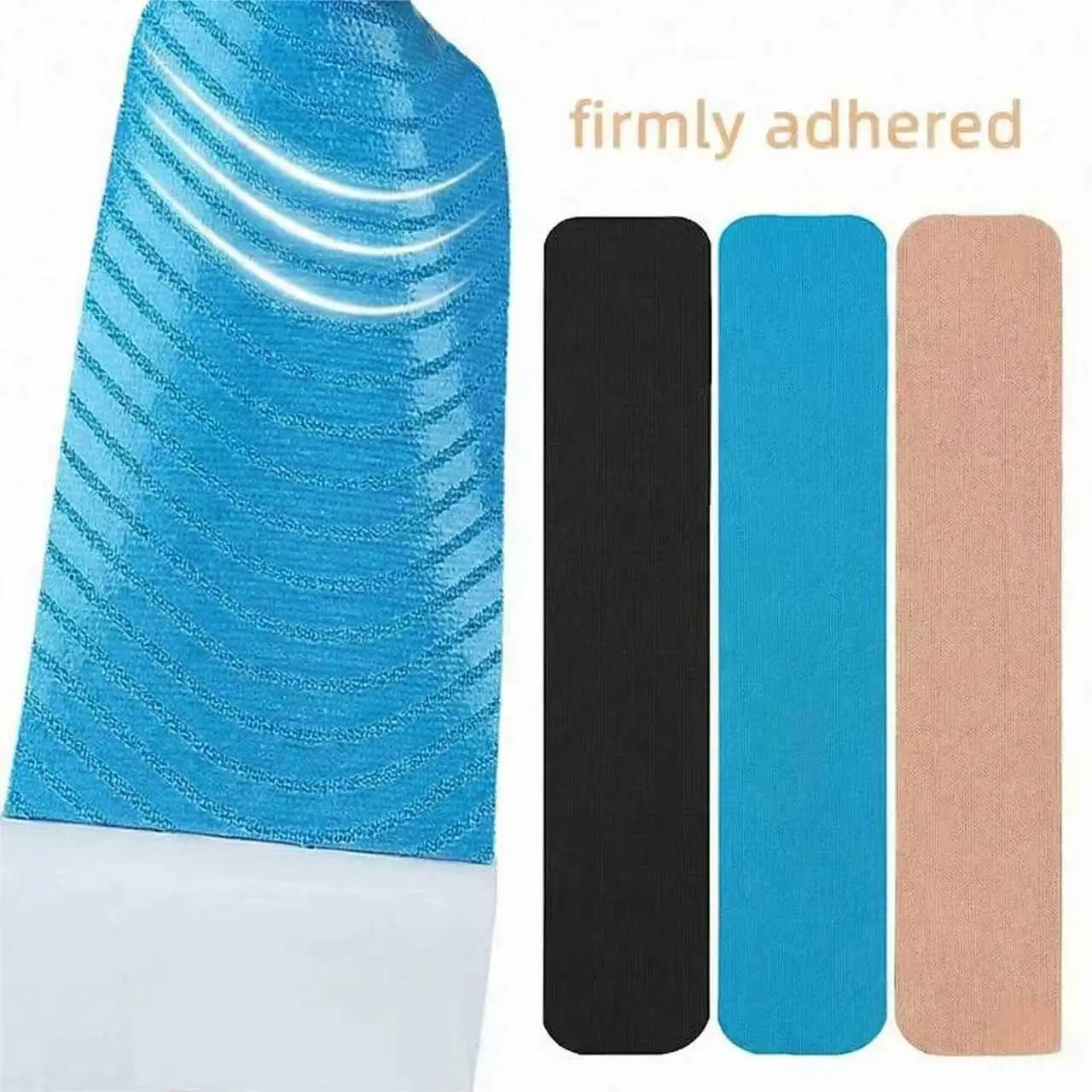 Precut Kinesiology Tape Strips, Elastic Athletic Tape for Joints Support & Muscle Pain Relief, Waterproof, Kinetic Tape for Shoulder, Knee, Ankle...