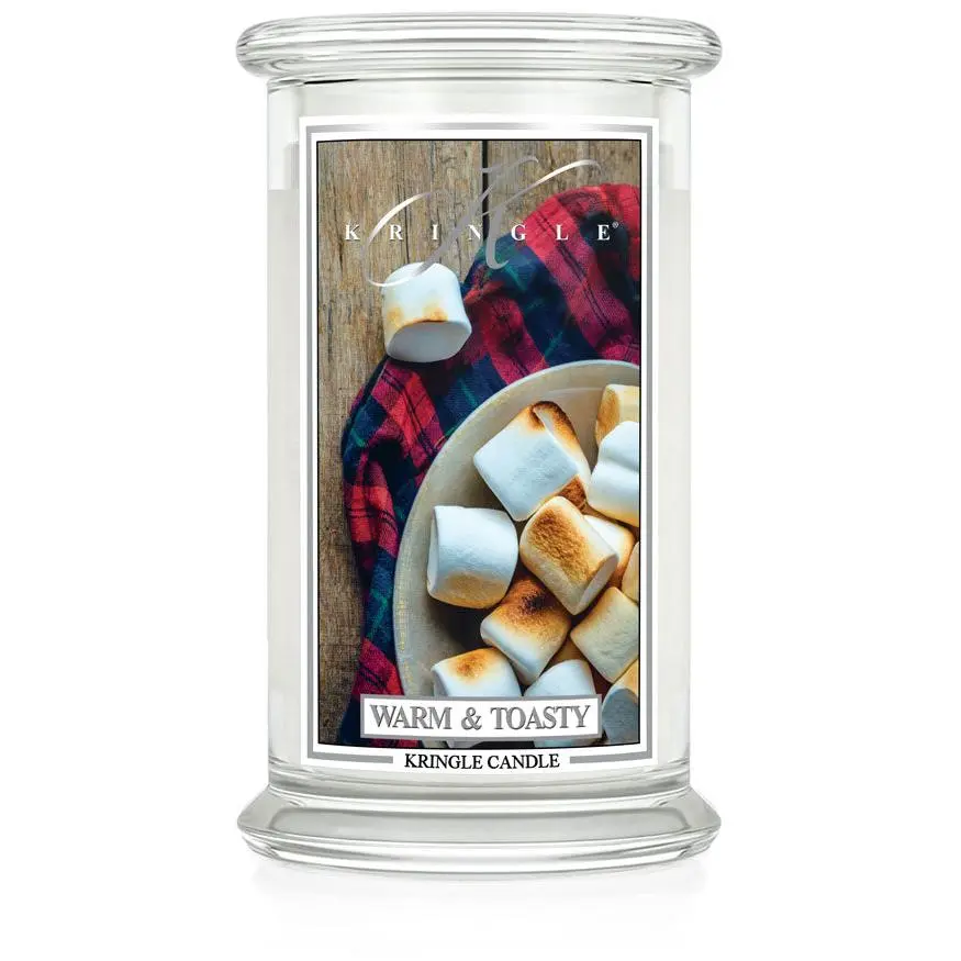 Warm & Toasty Scented Large 2-wick Jar Candle — Perfect for Cozy Evenings at Home