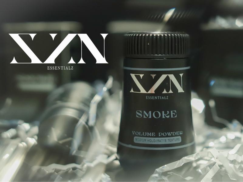 SZN Essentialz (SMOKE) -  Hair Texture Powder Giving Hair a Natural Matte Finish Volumized Look with an Amazing Scent. Luxury Lightweight Haircare