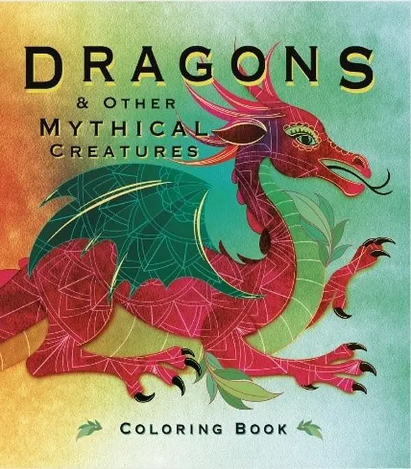 Magical Creatures Coloring Book - 128 Single-Sided Pages, Intricate Details, Color-In Painting & Design Art Book for Fantasy Enthusiasts (Dragons, Unicorns, Griffins, Enchanting Beasts) Compatible with Colored Pencils, Markers, Gel Pens, 128 Pages