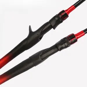 1pc carbon fiber sea fishing rod, Fishing equipment, with tough and wear-resistant properties, the ceramic guide ring runs smoothly through the line, suitable for high-strength use, sea fishing, ice fishing, and river fishing, Durable Fishing Gear