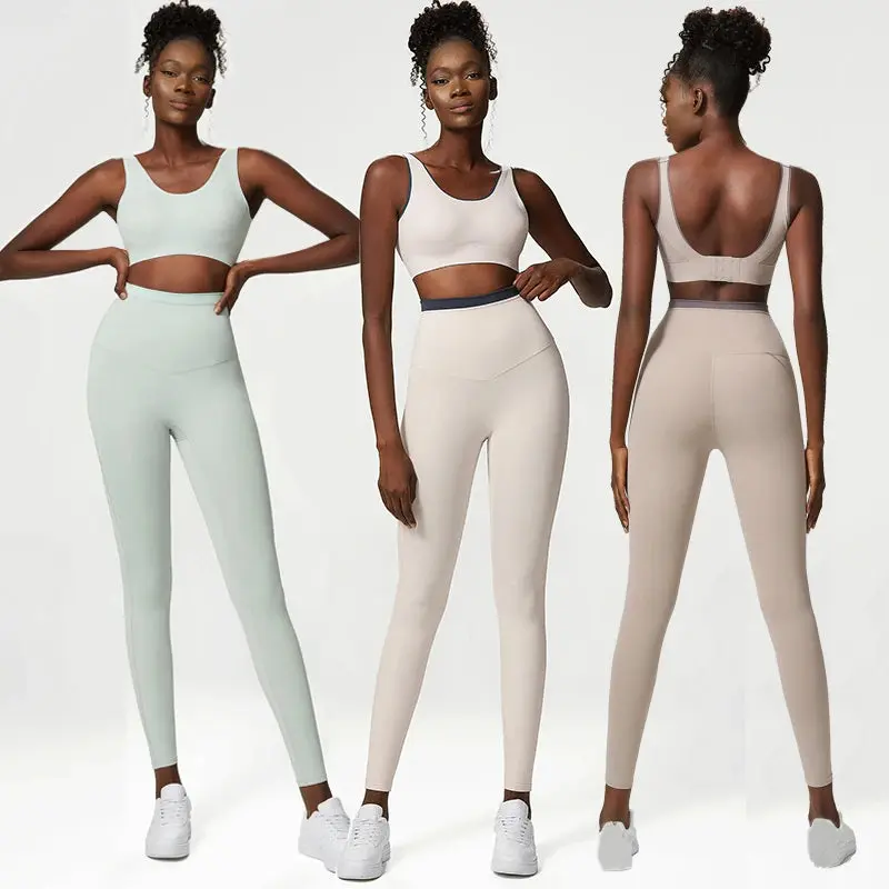 Premium High Quality Women's Active Yoga Sets Breathable Sustainable Gym Fitness Gear Shock-Absorbent for Adults