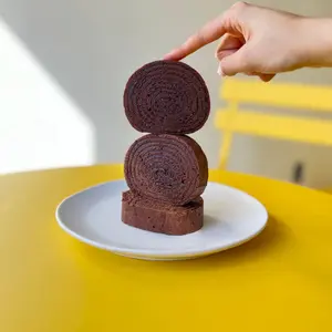 Double Chocolate Cake Roll (Brigadeiro!)