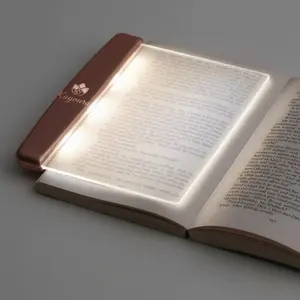 Kayoura Portable LED Book Night Light Reading Lamp for Bedroom Home Reading Lightwedge Light Panel Book Lights with Adjustable Brightness
