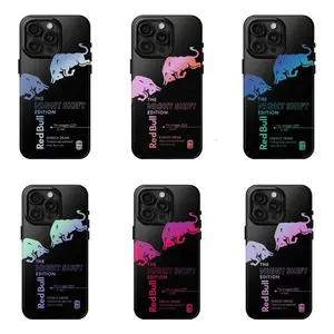 Power Through the Night – Red Bull Gradient Bull Case for iPhone 17 - 11 Pro Max Plus Mini X XR XS 7 8 Plus or SAMSUNG GALAXY S25 - S21 Ultra Plus