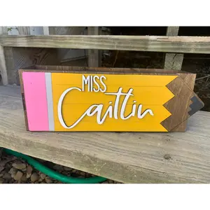 Teacher Personalized Desk Organzier- personalized pencil holder, end of year teacher gift, pencil desk organizer, teacher appreciation