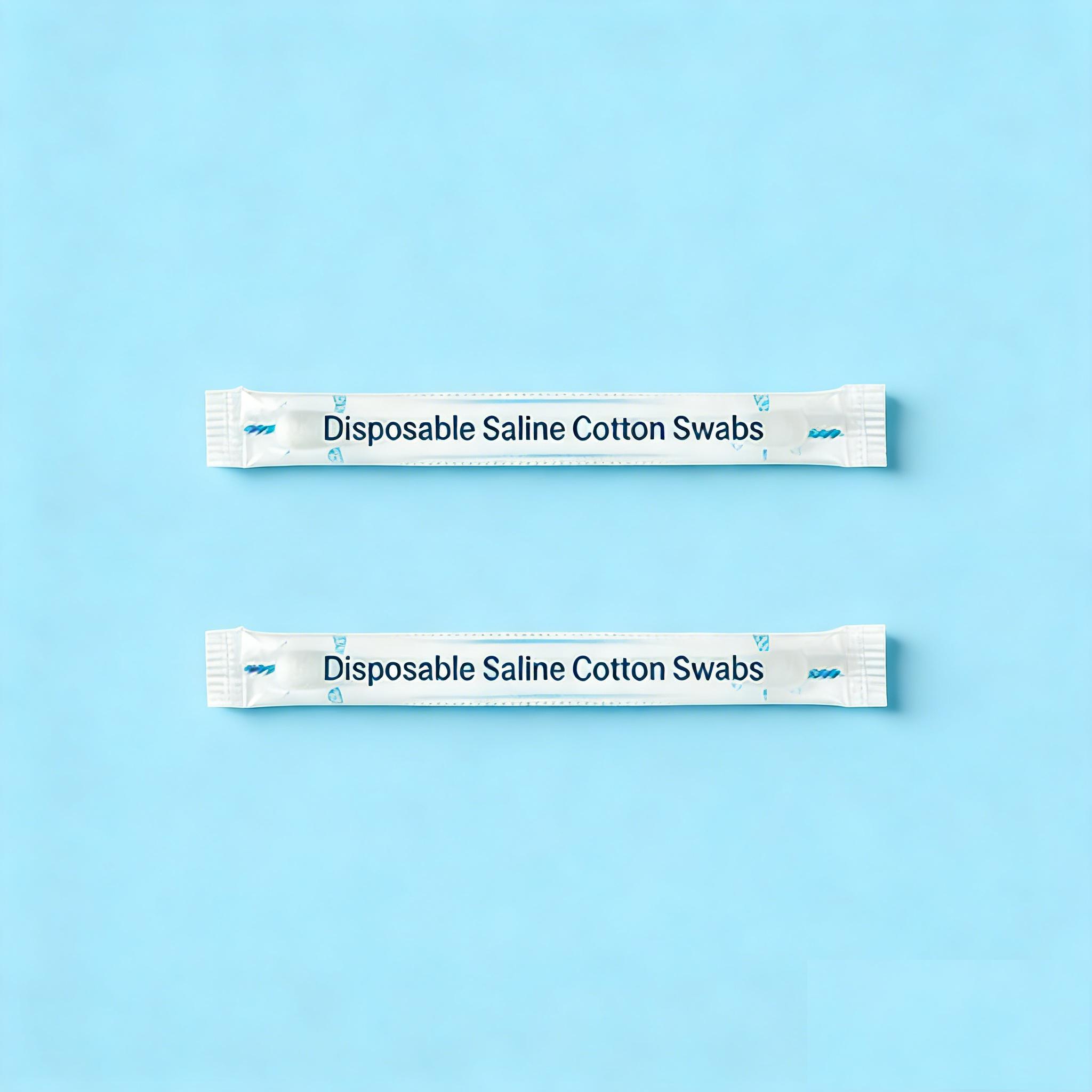 Piercing Aftercare Swabs, Disposable Cleaning Swabs for Nose, Earrings & Daily Care