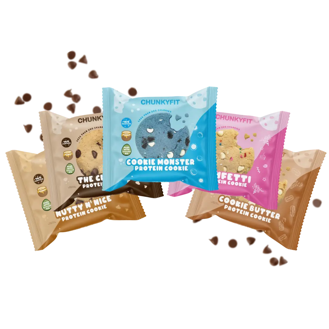 CHUNKYFIT Protein Cookie Variety Pack - High Protein, Low Calorie Snacks