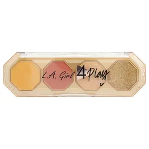 L.A. Girl 4 Play Eyeshadow Palette, GES234 Juicy, 0.11 oz (3.2 g)