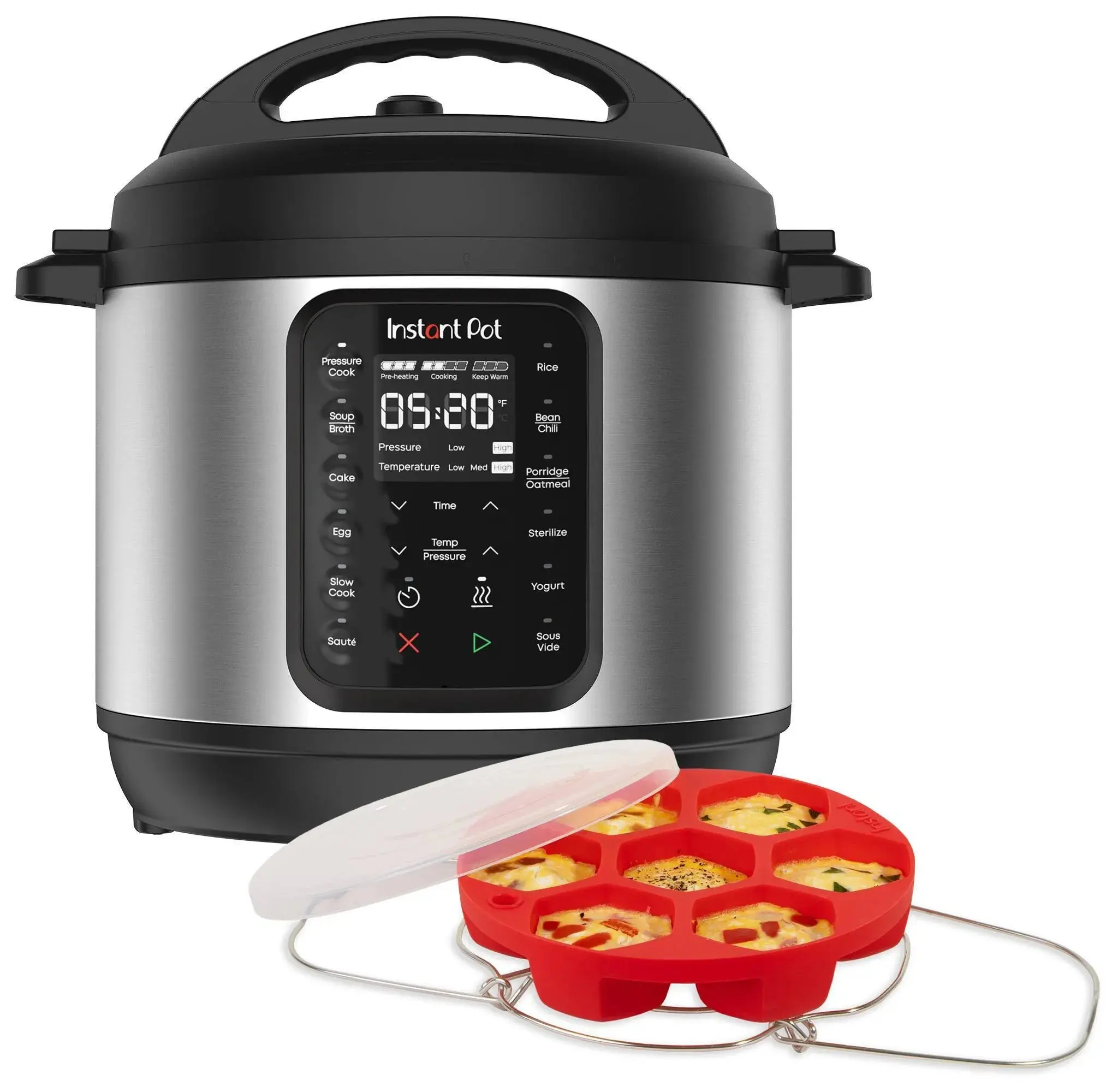 6qt 9-in-1 Pressure Cooker Bundle