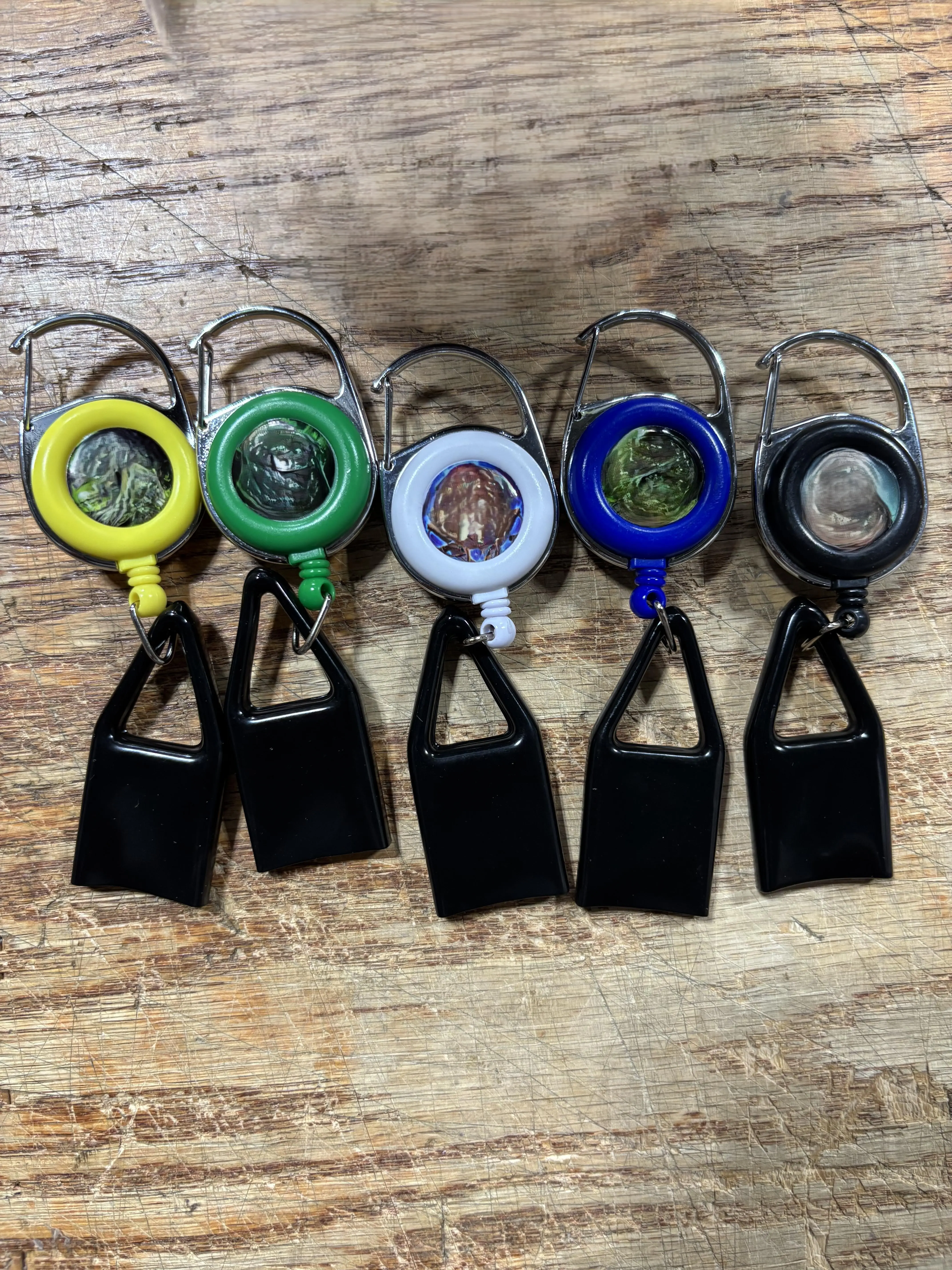 Retractable Lighter Holder Assorted Color with Durable Retractable Design Premium Clip