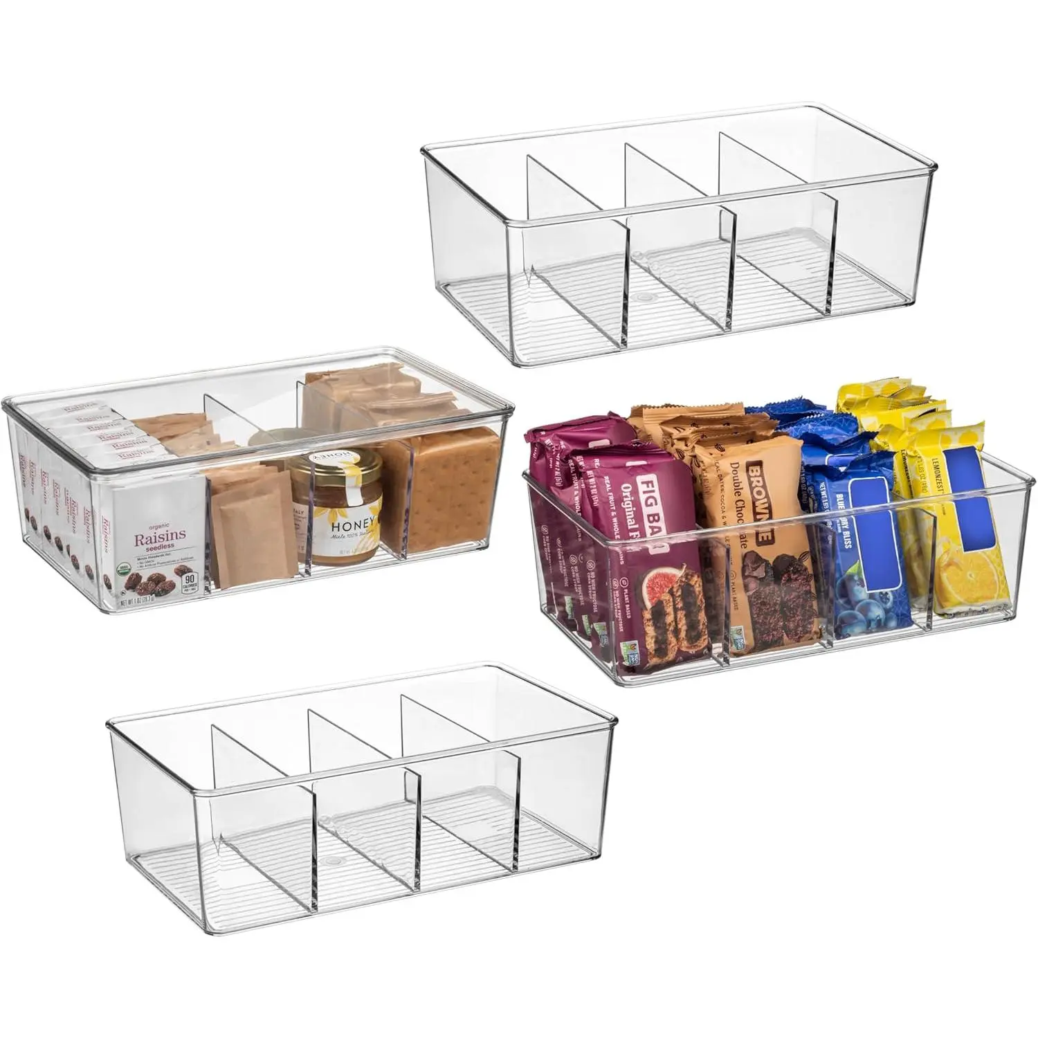 10" x 6" x 3" - 4 Pack