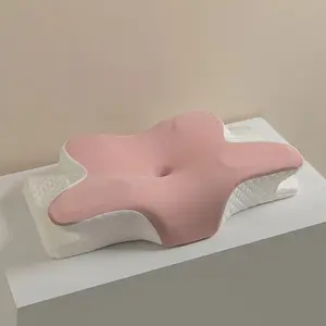 One cervical pillow, slow-rebound, cool and soft, ergonomically designed to support the neck contours, suitable for side sleeping, machine washable pillowcase - a gift for elders and parents, a sleep pillow.