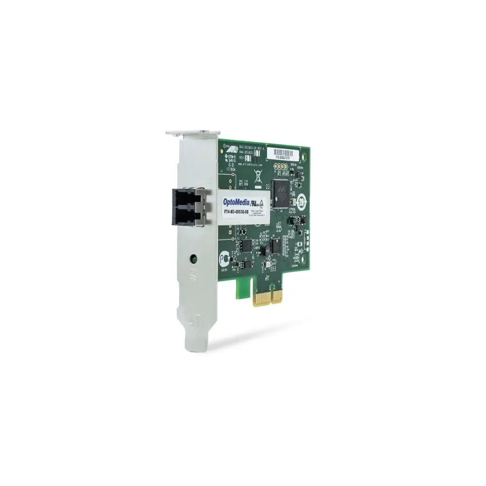 Allied Telesis AT-2914SX/LC PCI Express Gigabit Network Adapter with Fixed LC Port, PCIe Slot Compatibility, Wake-on-Lan Functionality