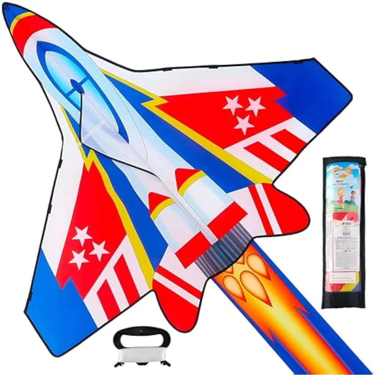 Kite Easy to Fly for Kids and Adults, Large Beach Kite for Outdoor Games and Activities