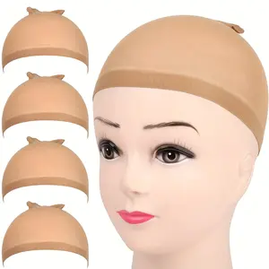 Cap For Human Hair Wig Caps HD Human Hair For Women 2 Count Transparent Breathable Bald