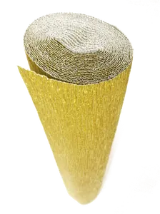 Italian Crepe Paper roll 180 gram - 801 METALLIC GOLD
