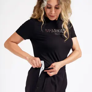 Sparkies Adaptive Pants With Full Side Seam Opening on Snaps