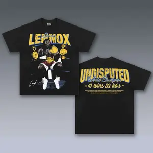 VINTAGE TEE | LENNOX LEWIS, Prints Vintage T-Shirt, Boxing Shirt, Boxer Shirt, UFC Shirt, Graphic Tee, Unisex Cotton T-Shirt, Trendy Gift T-Shirt Top Menswear Underwear Streetwear