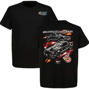 Grand National Nightlife Shirt - Muscle Car T-Shirt - 1987 Grand National Men Cotton Short Sleeve 90s Styled Streetwear FW