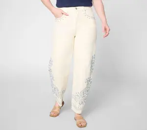 Driftwood Jeans Parker Barrel Jeans - Spring Snowflake