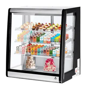 GARVEE 196L Single-Door Cake Cooler, LED Lit, Countertop/Floor