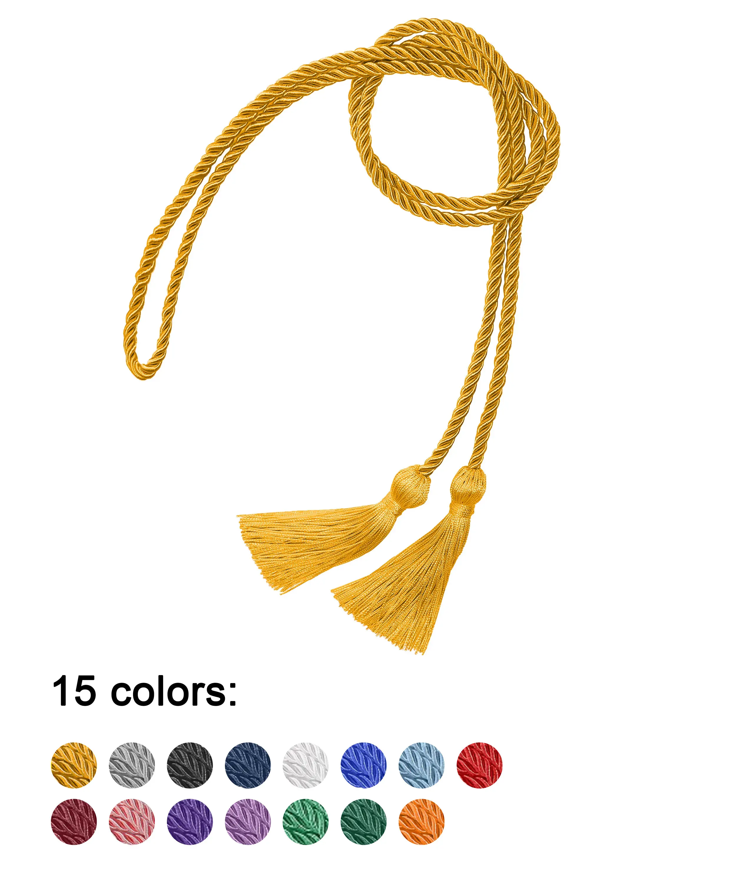 Graduation Honor Cord Single Color 68''