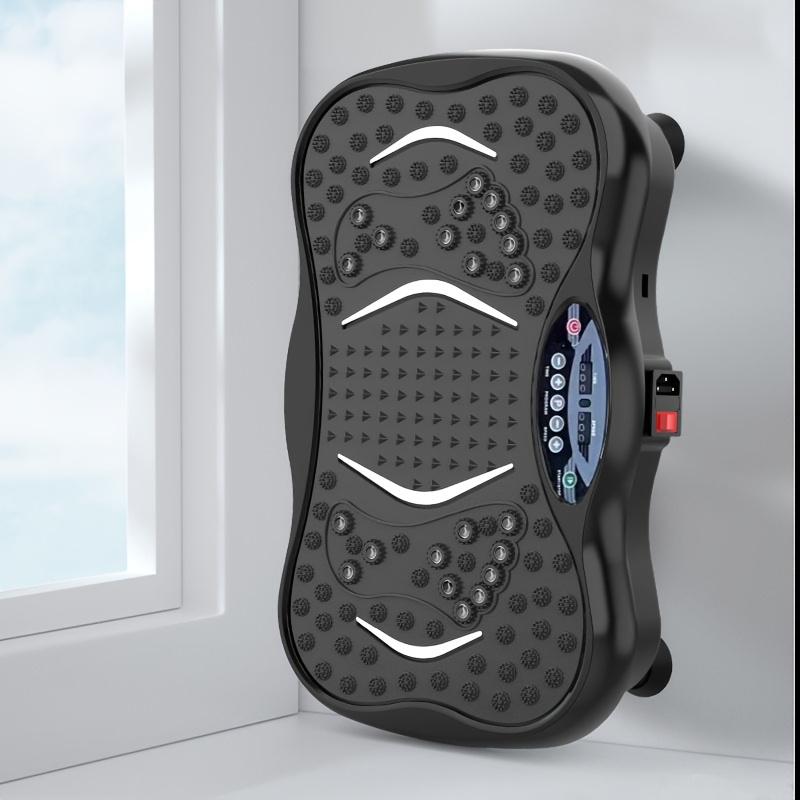 Electromagnetic Massage Vibration Plate Fitness Equipment - Weight Capacity 330 lbs - Suitable for Home Fitness for Men and Women (Portable Storage), Battery Not Included