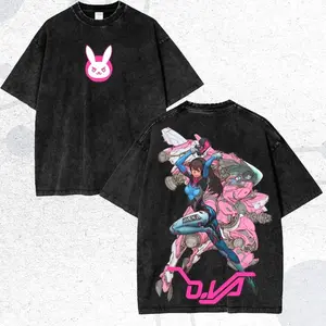 Vintage Washed Game Character T-Shirt, Game Gift, c920CcMa EMN