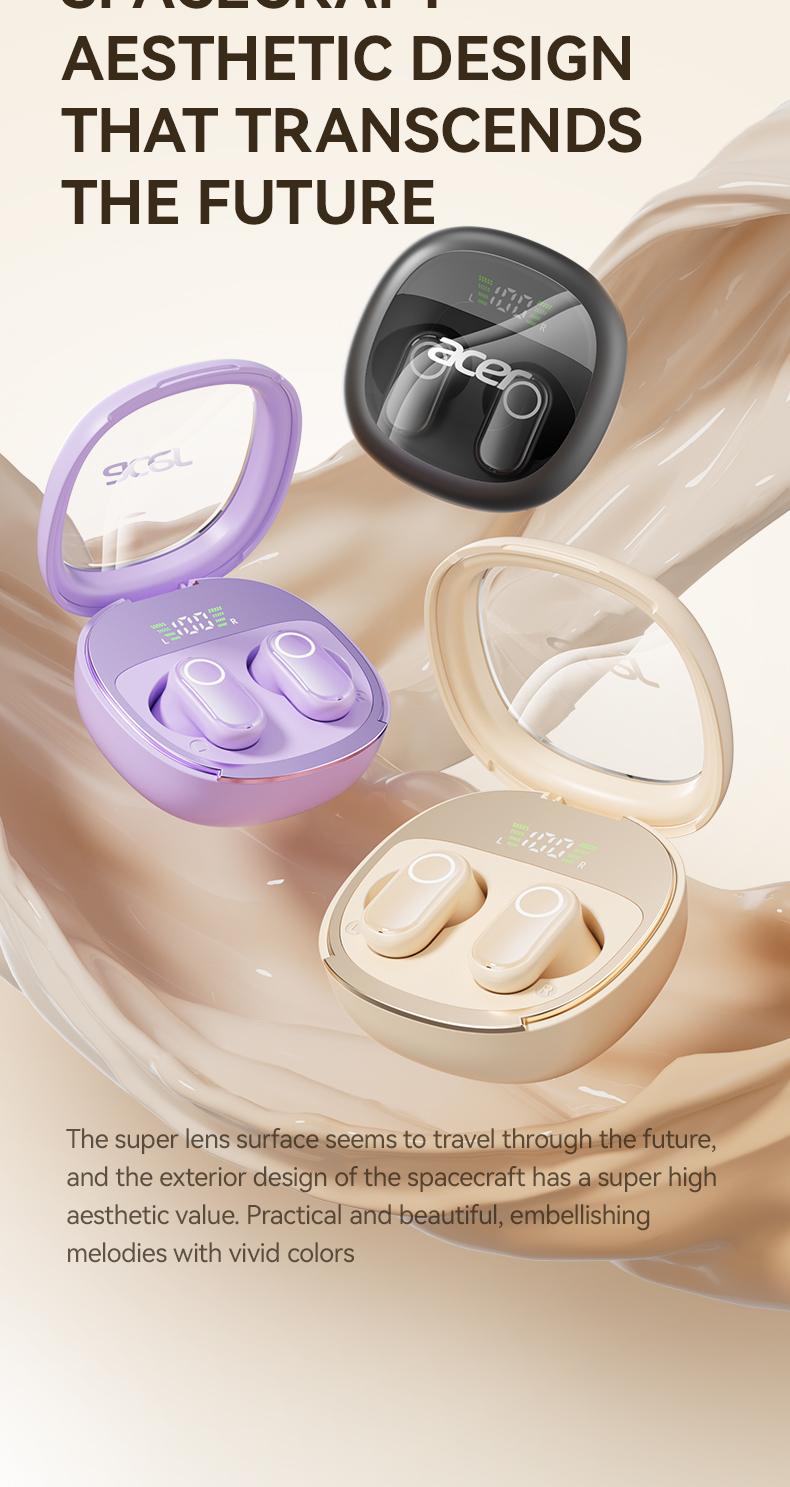 Acer OHR513 Wireless Earphone,In-ear Design Earphones with Digital Cal, LongStandby Headset for Men & Women, Audio Earbud Electronic ear headphone fast charge Black Acer OHR513 Wireless Earphone,In-ear Design Earphones with Digital Cal, LongStandby Headset for Men & Women, Audio Earbud Electronic ear headphone fast charge Black