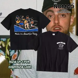 NOMAD Atelier Music is a Beautiful Thing Shirt Mac Miller Tiny Desk T-Shirt Vintage Graphic Rap Tee Unisex Hip Hop Mac Miller Outfit Gift For Fans All Seasons