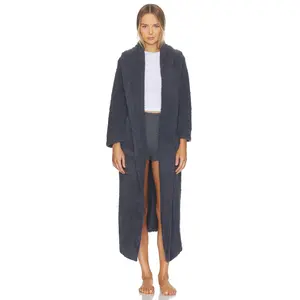 Barefoot Dreams CozyChic Robe in Slate Blue