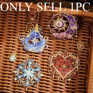 Vintage Art Metal Bookmark with Gold Chain, Book Accessories, Ideal Gift for Literature Lovers, Writers, Teachers, Classroom, Office Reading