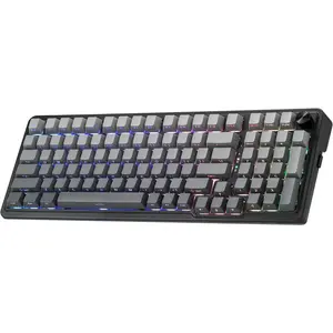 Redragon K686 PRO 98 Keys Wireless Gasket RGB Gaming Keyboard, 3-Mode PBT Mechanical Keyboard w/Hot-Swap South-Facing RGB Socket, Dedicated Knob Control & 5-Layer Noise Dampening, Gradient PBT Keycaps