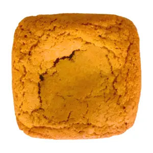 Soft and Chewy Brown Sugar Blondies Made with Organic Brown Sugar and High Quality Vanilla and Butter - Baked by Little Red Kitchen Bake Shop in the US - Conveniently Packaged in individual pouches for Easy Storage - 6 Blondies per Box -