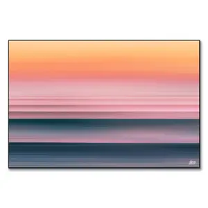 Dreamy Lines Wall Art Print, Beach Artwork with Print and Frame