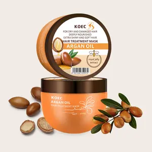 250g Argan Oil Treatment Hair Mask Hydrating, Repairing, Nourishing, Shining For Dry and Damaged Hair Royal Jelly and Natural Extracts