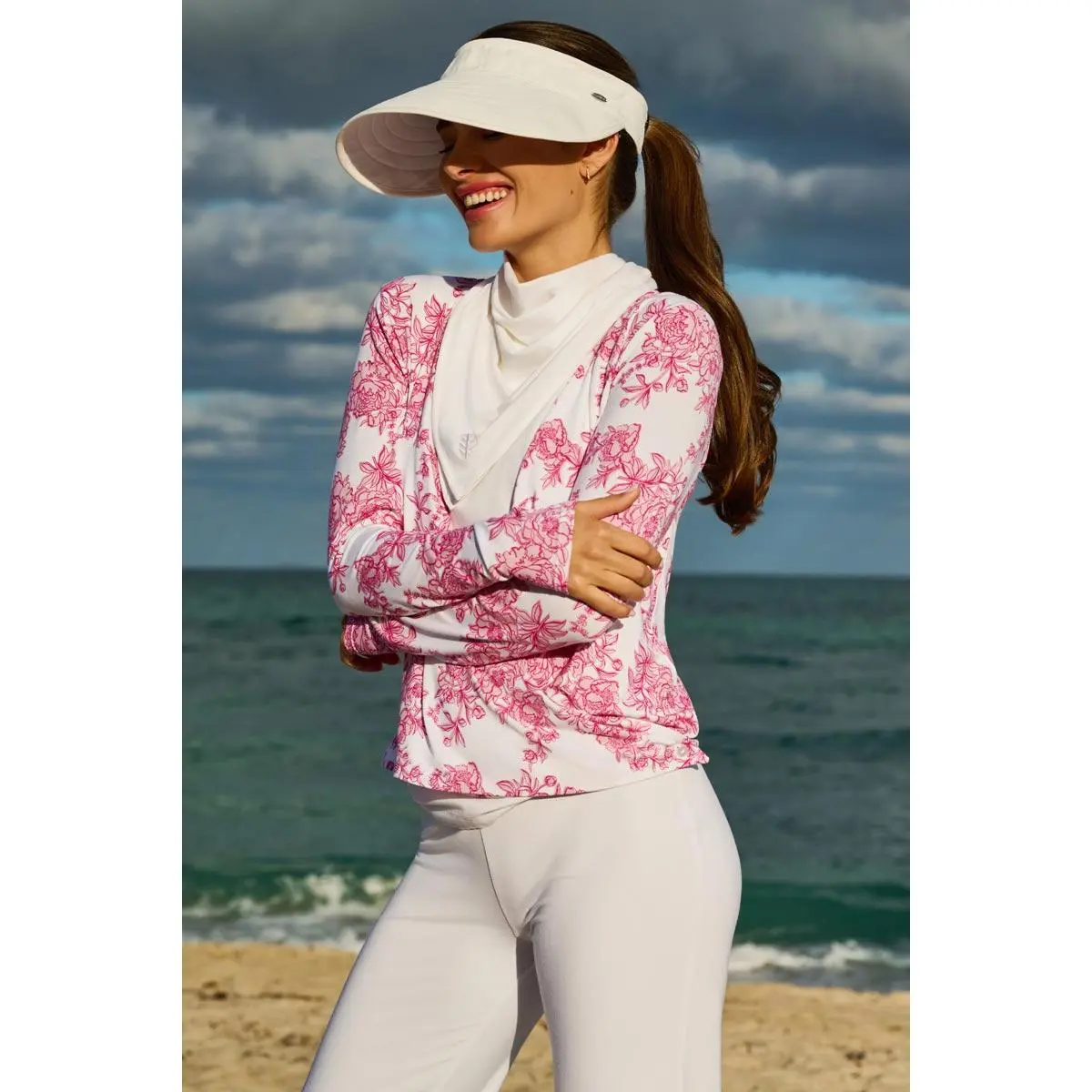 Bel | Aire Zip-Off Visor | White
