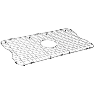 26.61-in x 14.8-in Center Drain Heavy-Duty  Stainless Steel  Sink Protector NDG2615C
