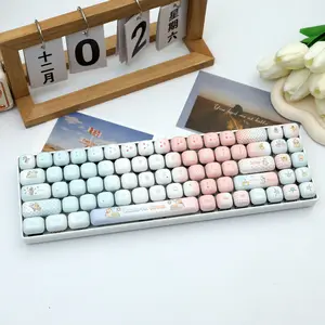 137 Key Circus Theme Pbt Keycaps, Dye Sublimation Process, Mog Profile, Compatible with Mx Axes, for 61/64/68/87/96/104/108 Keyboards