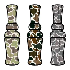 Camo Duck Calls Direct To Film Print, DTF Print, Ready To Press Print For T-Shirts