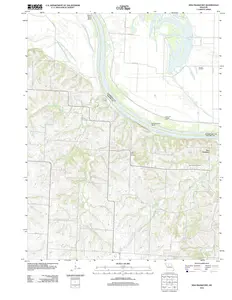 New Frankfort Missouri USGS Topographic Quadrangle Map, 2012, 1:24000