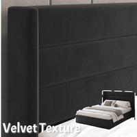 Velvet Black-Horizontal Stripes